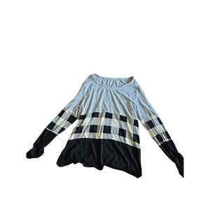 Maurices Gray and Black Long Sleeve Tee